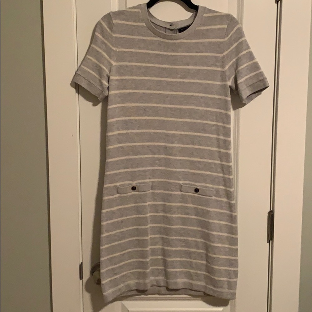 Banana Republic Sweater Minidress w/Button Detail